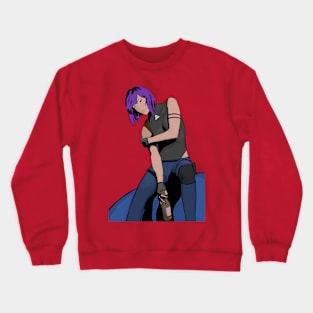 Motoko chillin’ Crewneck Sweatshirt